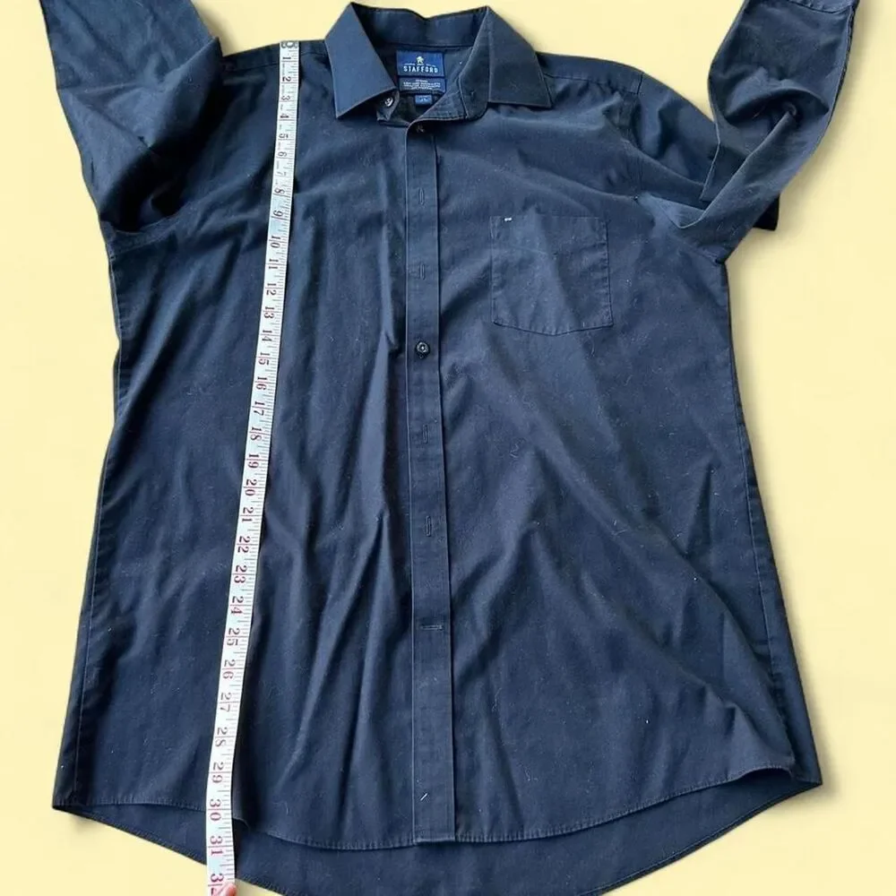 Stafford Men's Black Shirt